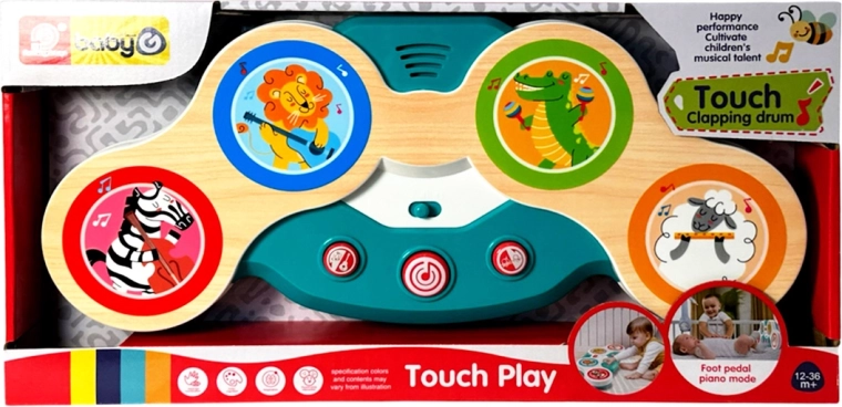 Juguete infantil de percusión táctil con luz y sonido