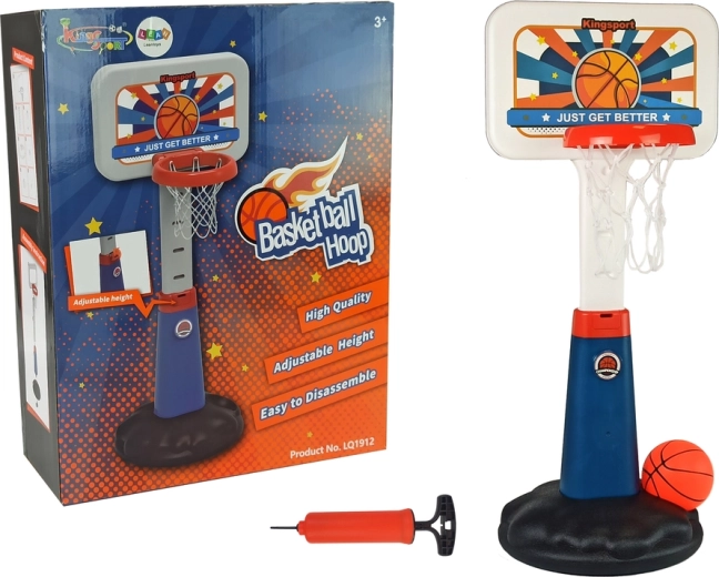 Set de baloncesto infantil con altura ajustable 125 cm