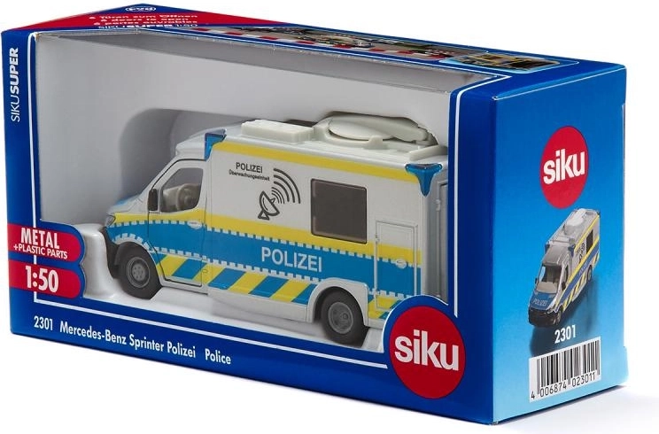 Modelo policial Mercedes-Benz Sprinter Siku