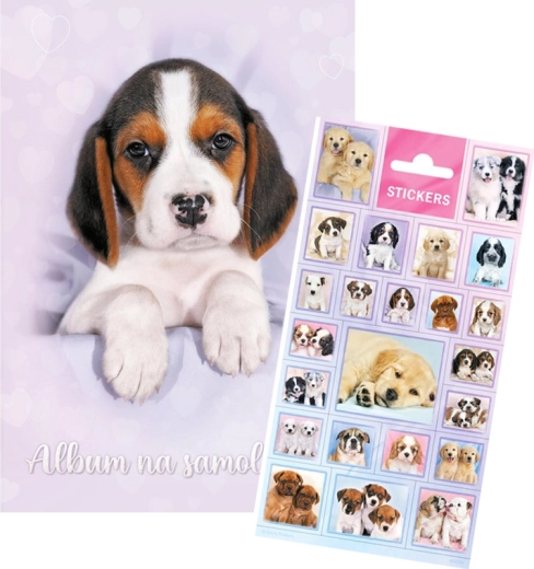 Álbum de pegatinas Cuties con pegatinas de perros