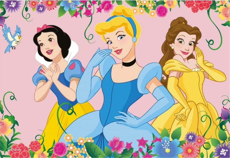 Puzle infantil de princesas Disney 48 piezas