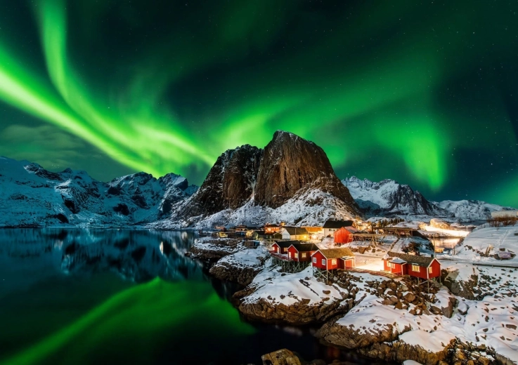 Puzzle Auroras Boreales de 1000 piezas