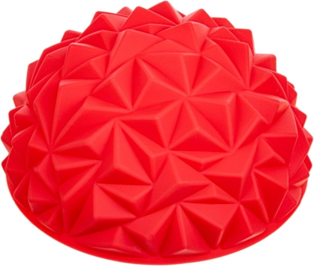 Semiesfera sensorial de masaje roja – textura de diamante