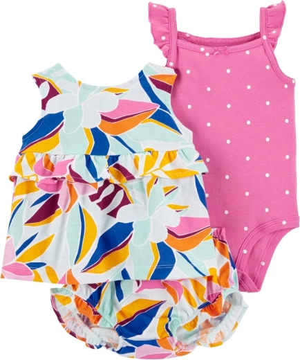 Set de 3 piezas para bebé Carter's multi floral – 6m