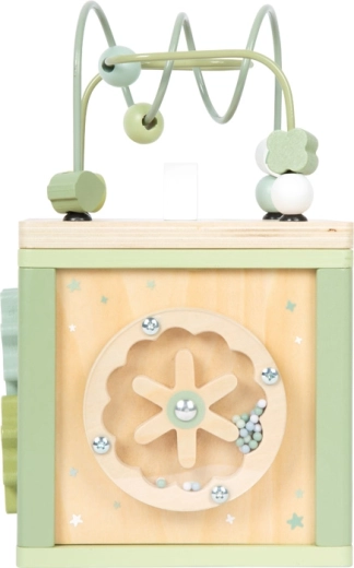 Cubo de motricidad Small foot en verde pastel
