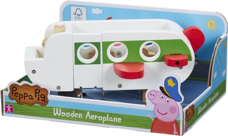 Avión de madera PEPPA PIG