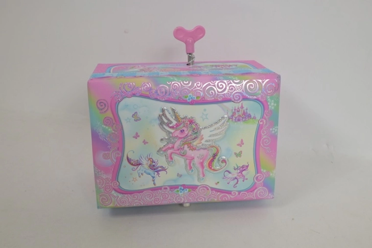 Joyero musical Pecoware con unicornio