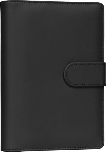 Notique refill – agenda semanal 2027 de anillas con hojas intercambiables, negra, 12,5 × 19 cm