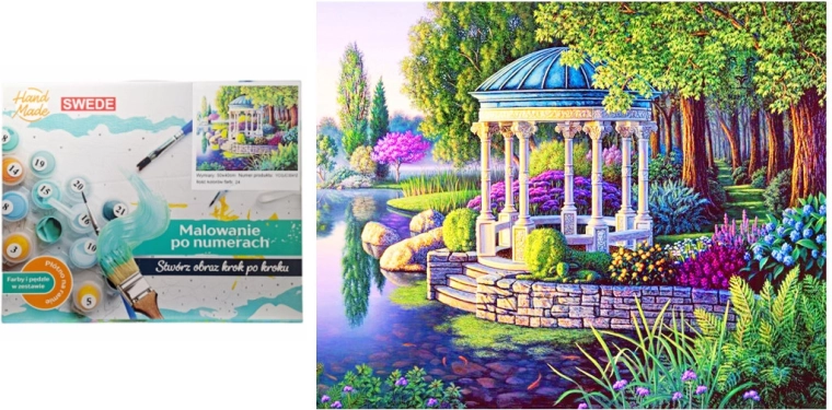 Pintar por números – Junto al lago