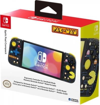 Controlador Split Pad Compact Pro para Nintendo Switch – edición PAC-MAN