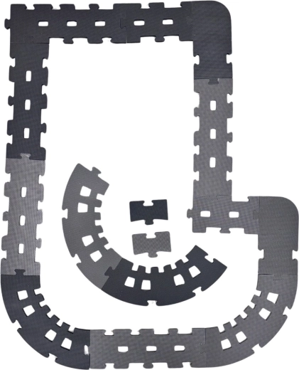 Nido nido puzzle de espuma X rail