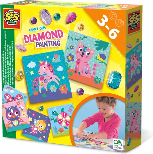SES Pintar y crear animalitos de diamantes