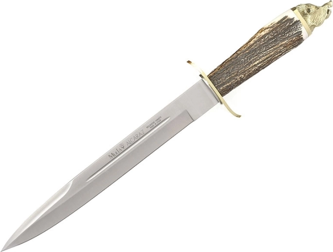 Cuchillo de caza Muela Alcaraz con mango de asta de ciervo