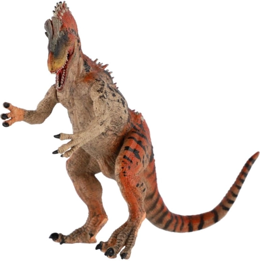 La característica cresta del Cryolophosaurus