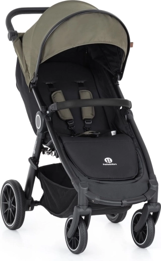 Cochecito deportivo Petite&Mars Street+ RWS black mature olive