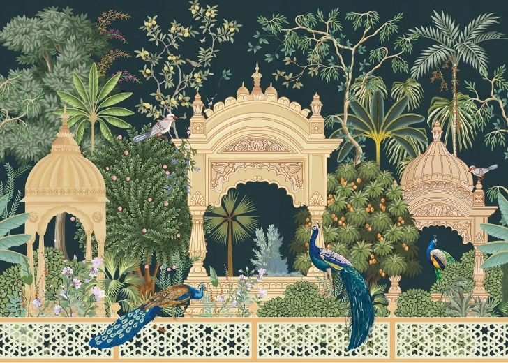 Puzzle Jardín Secreto: Palacio del Pavo Real 1000 Piezas