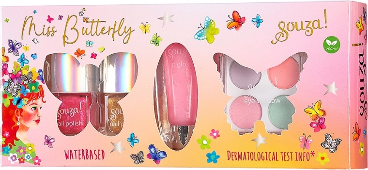 Souza set de maquillaje infantil Butterfly