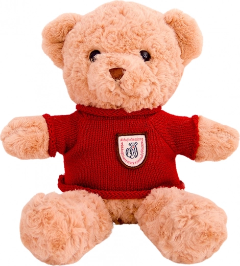 Oso de Peluche con Suéter Rojo 40 cm