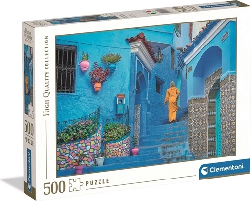 Puzzle Clementoni de 500 piezas best street of Chefchaouen