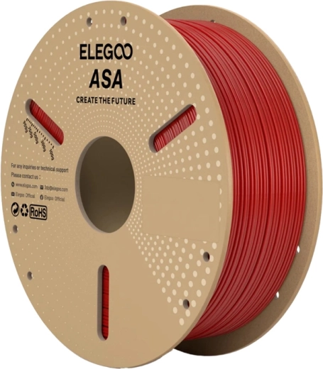 Filamento Elegoo ASA rojo 1,75 mm
