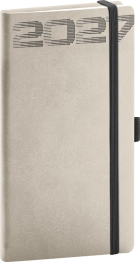 Agenda de bolsillo Notique Aprint Top 2027 color petróleo 9 × 15,5 cm