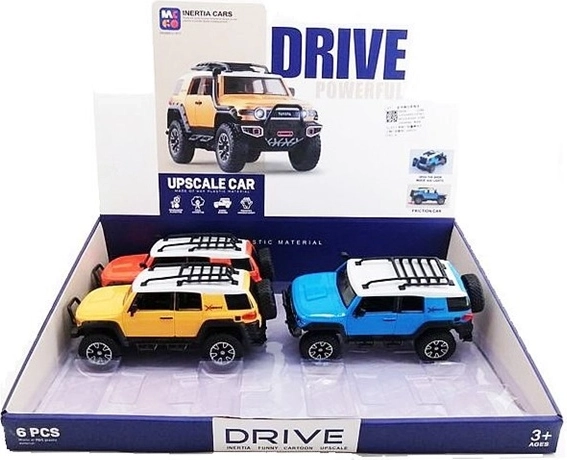 Coche todoterreno Toyota FJ con luz y sonido - 1 unidad