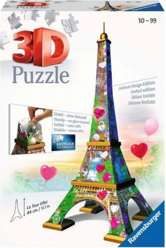 Ravensburger puzle 3D Torre Eiffel Love Edition 216 piezas