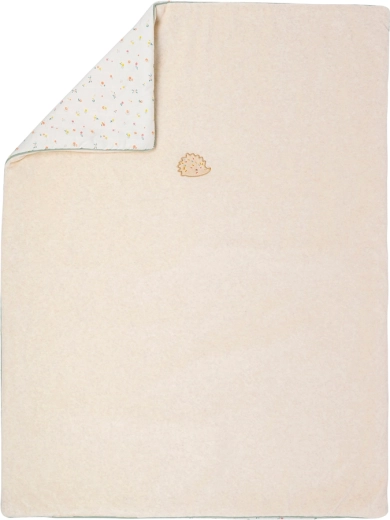 Nattou manta infantil reversible de velur/algodón 100 × 75 cm Mila, Zoe & Lana