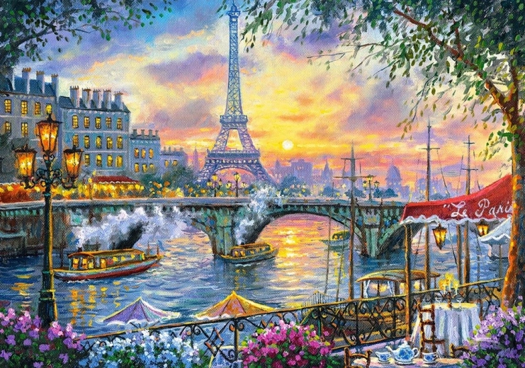 Puzzle de 500 piezas Tea Time in Paris
