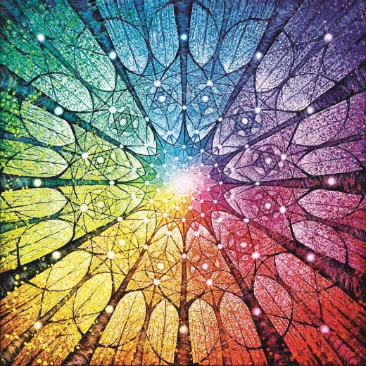 Puzzle Mandala de la vida 1023 piezas MAGNOLIA