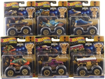 Hot Wheels Monster Trucks Bigfoot Trophy Champions – modelo de colección 1:64