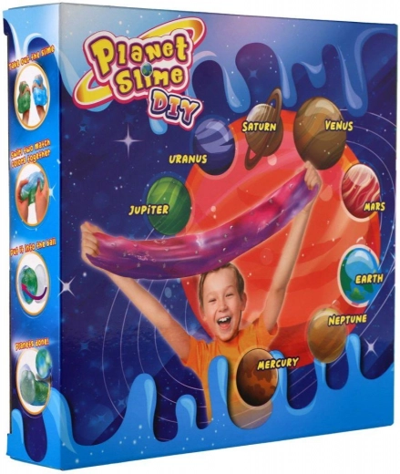Set creativo – planetas de slime en caja