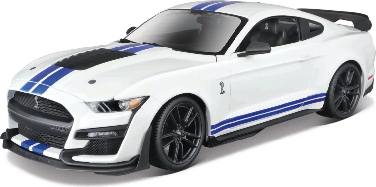 Maisto modelo 2020 Ford Mustang Shelby GT500 blanco 1:18