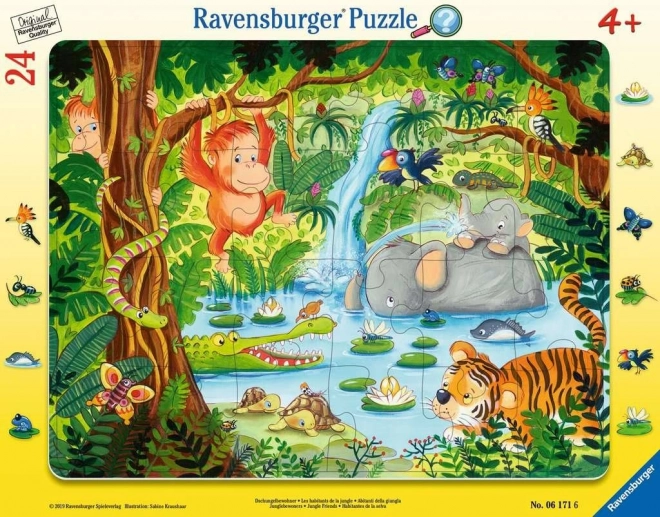 Puzzle Ravensburger Amigos de la jungla 24 piezas