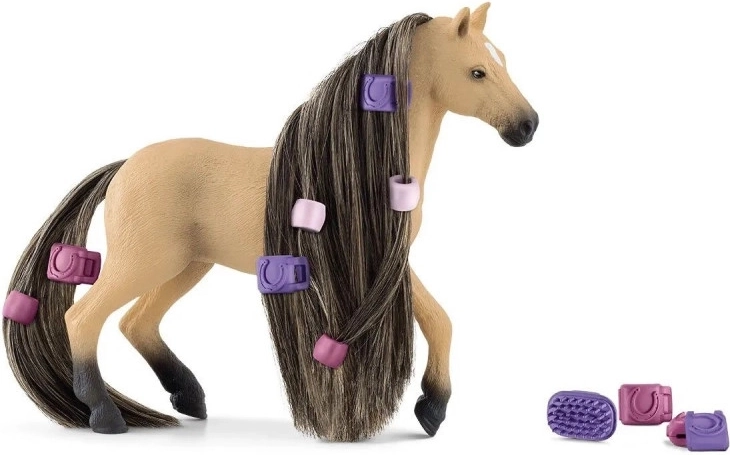 Schleich Horse Club yegua andaluza con crin para peinar
