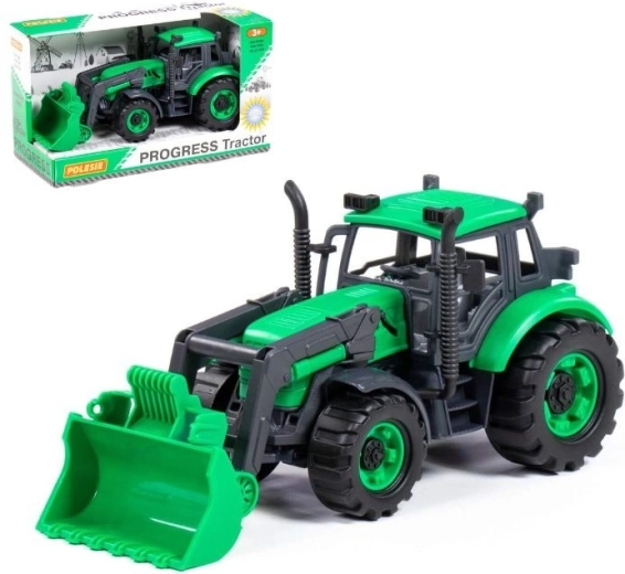 Tractor Progress con volante de inercia