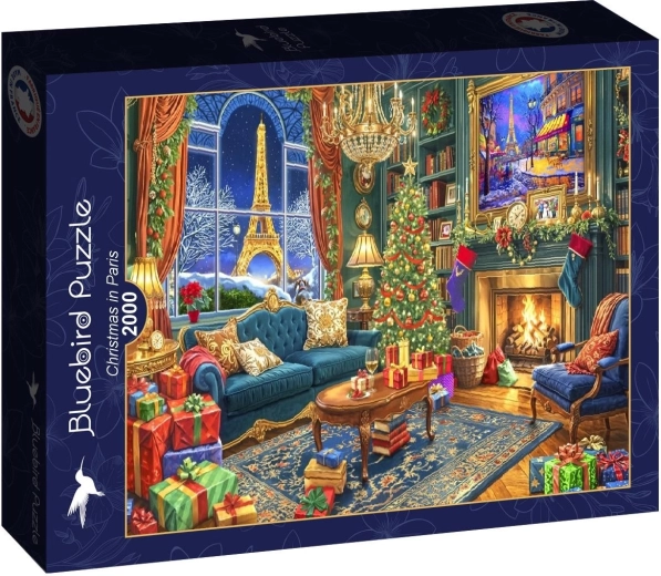 Puzzle Bluebird Navidad en París 2000 piezas