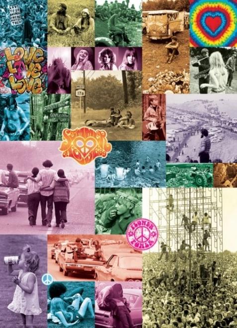 Puzzle Eurographics Amor años 60 1000 piezas