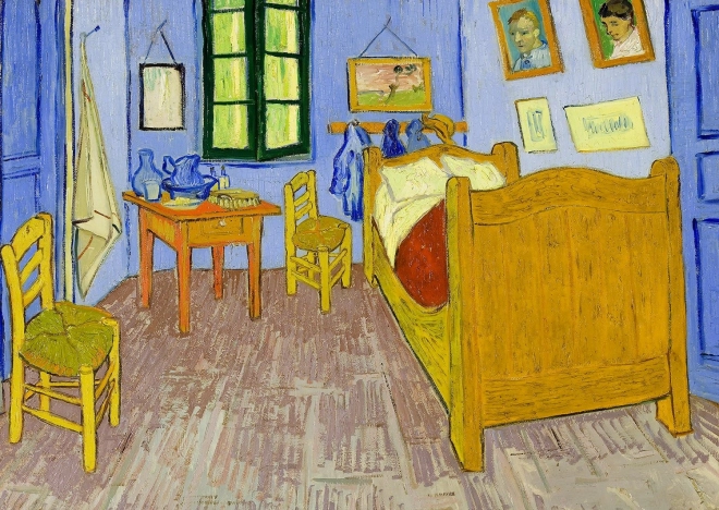 Puzzle ENJOY Vincent van Gogh: Dormitorio en Arlés 1000 piezas