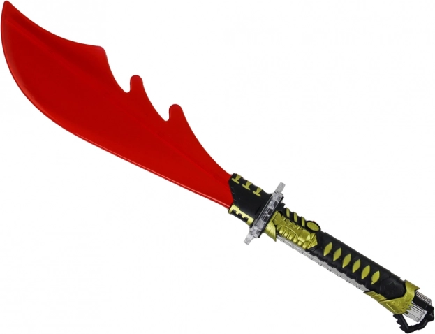 Machete rojo luminoso para niños a pilas