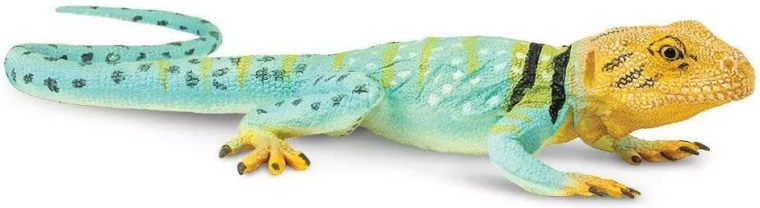 Figura de iguana de collar Safari Ltd. - 1 unidad