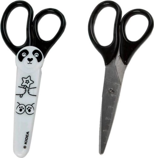 Tijeras infantiles Kidea con animales con estuche 13,5 cm