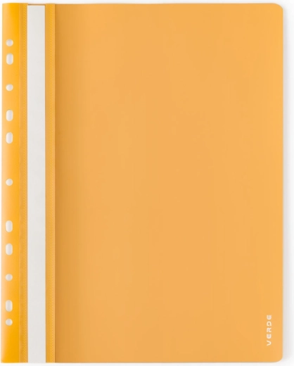 Carpeta de anillas rápida A4 con mecanismo euro VERDE mostaza (PP brillo/mate)