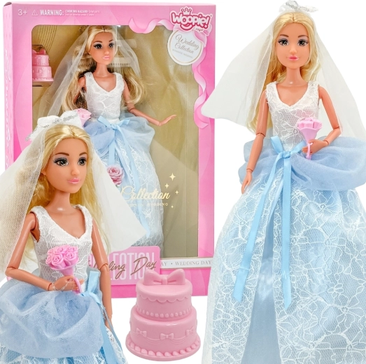 Woopie LILY muñeca de moda novia con pastel