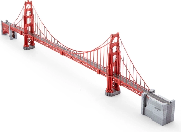 Puzzle 3D metálico METAL EARTH Premium – puente Golden Gate