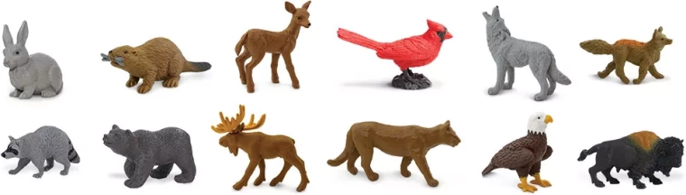 12 animales para jugar y aprender