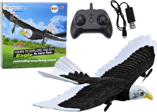 RC águila voladora 2.4G – planeador con control remoto 41 × 28 × 5 cm
