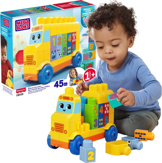 Autobús Mega Bloks Construye y cuenta