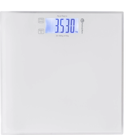 Elegante plataforma de vidrio para adultos de hasta 180 kg