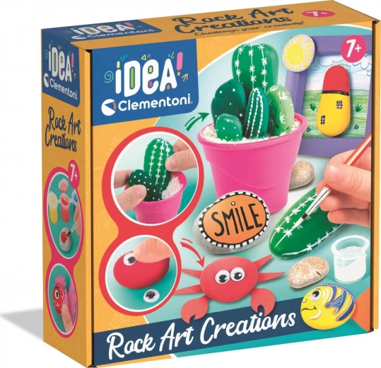 Clementoni IDEA kit creativo para decorar piedras
